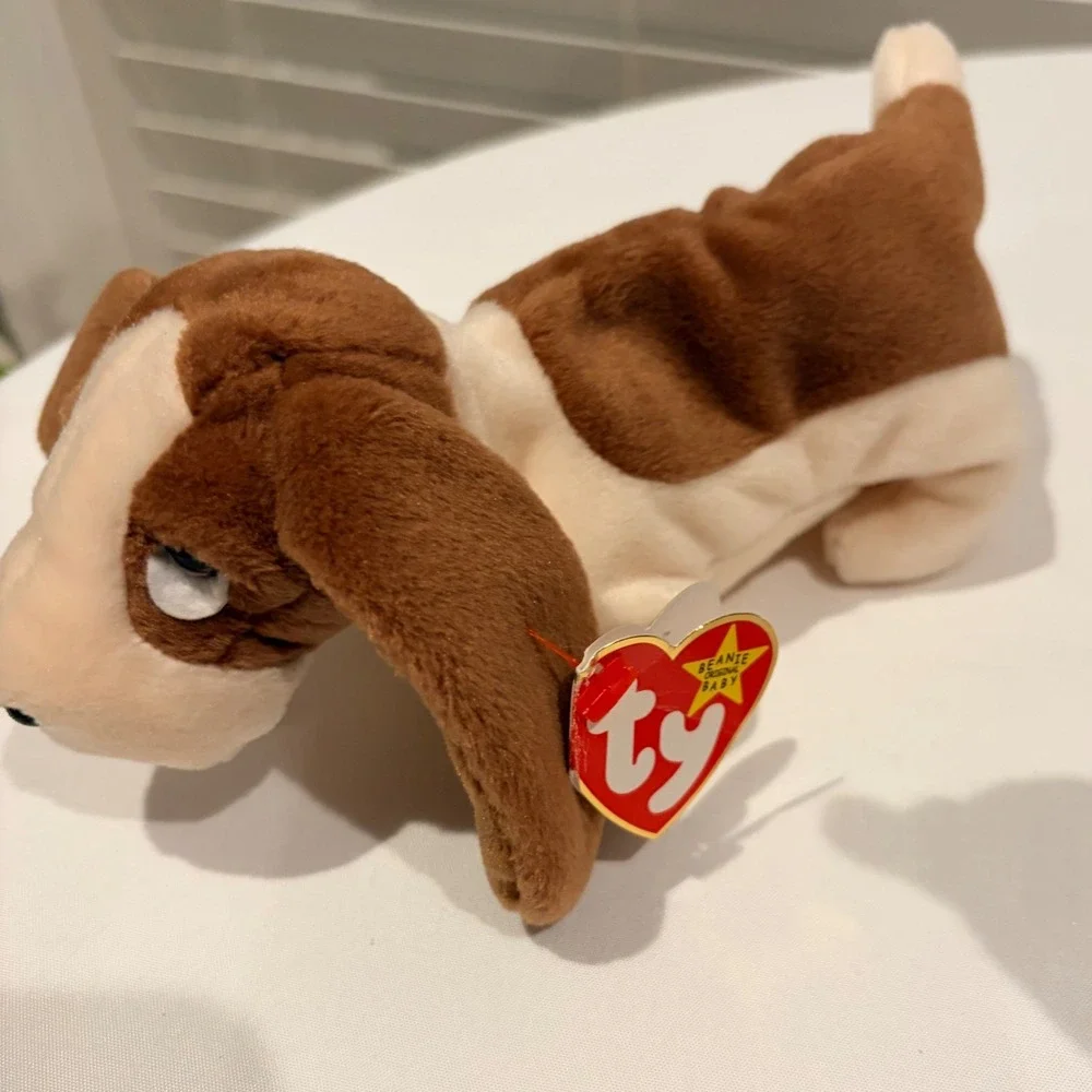 Ty Beanie Babies Dog Lot of 5 Tracker Fetch Spunky Scottie Error Tag Vintage